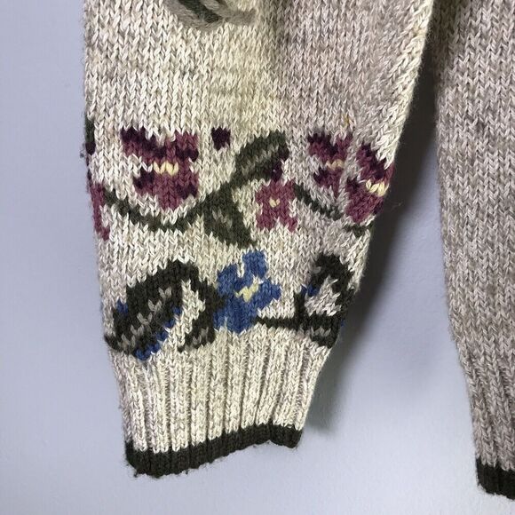 Northern Reflections Womens Size Small Floral Cardigan Wool Blend Granny Cottage - Picture 13 of 16